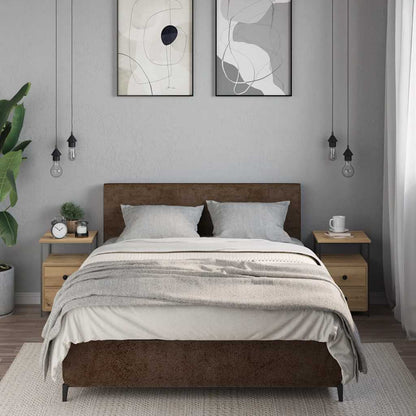 Bedside Cabinets 2 pcs Artisan Oak 34x35.5x50 cm Engineered Wood