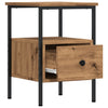 Bedside Cabinet Artisan Oak 34x36x50 cm Engineered Wood