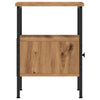 Bedside Cabinet Artisan Oak 34x36x50 cm Engineered Wood