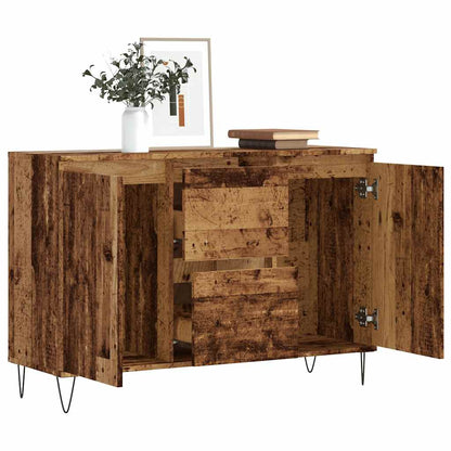 Sideboard Old Wood 101.5x35x70 cm Engineered Wood