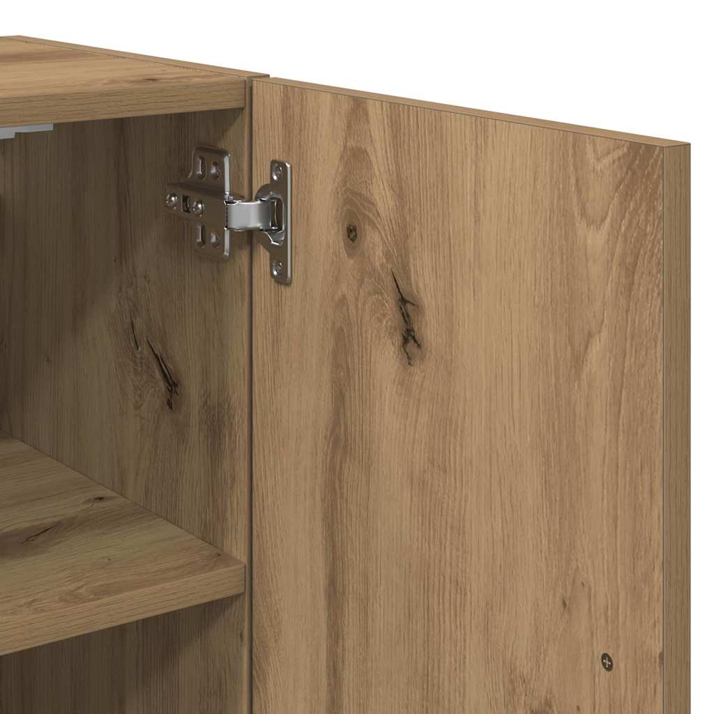 Wall Cabinet Artisan Oak 60x31x70 cm Engineered Wood