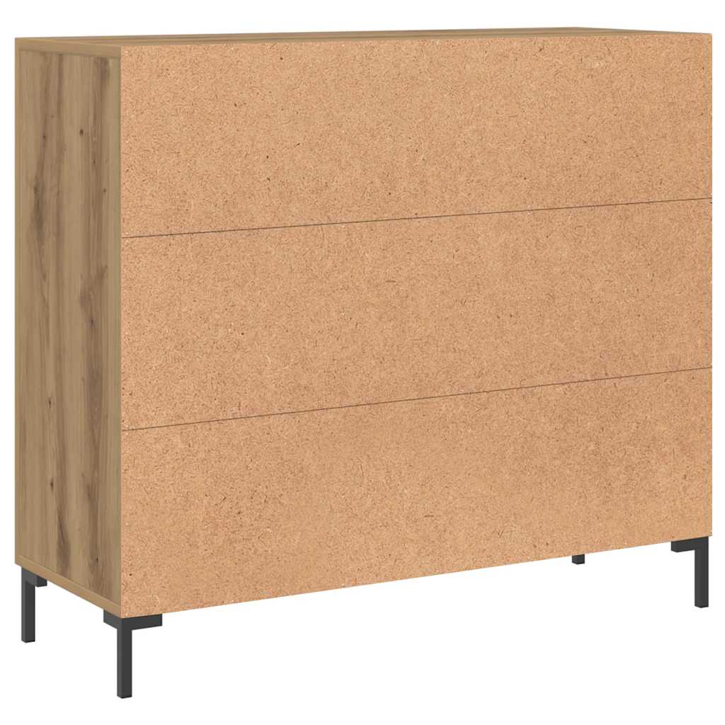 Sideboard Artisian Oak 90x34x80 cm Engineered Wood