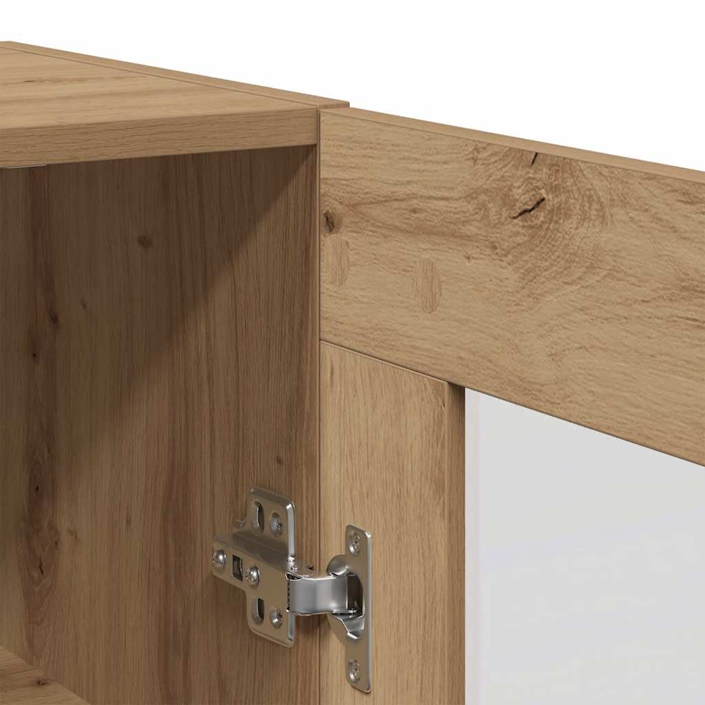 Wall Mounted Cabinet Artisan Oak 69.5x34x90 cm