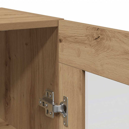 Wall Mounted Cabinet Artisan Oak 69.5x34x90 cm