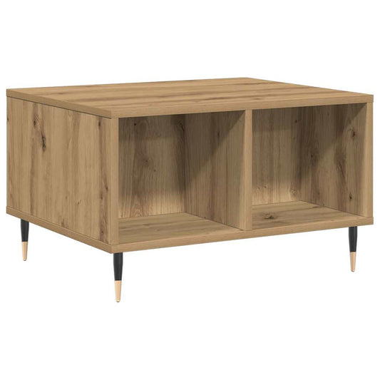 Coffee Table Artisan Oak 60x50x36.5 cm Engineered Wood