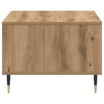 Coffee Table Artisan Oak 60x50x36.5 cm Engineered Wood