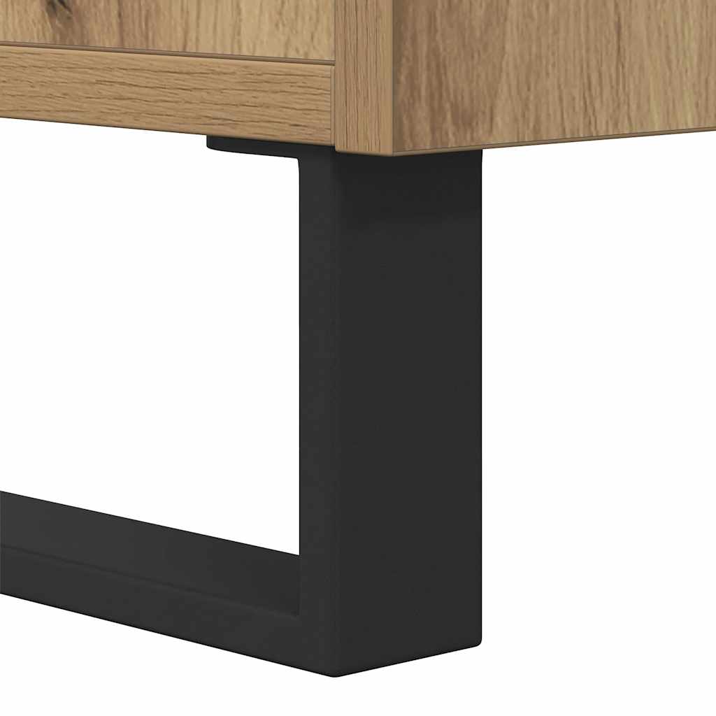Coffee Table Artisan Oak 90x50x36.5 cm Engineered Wood