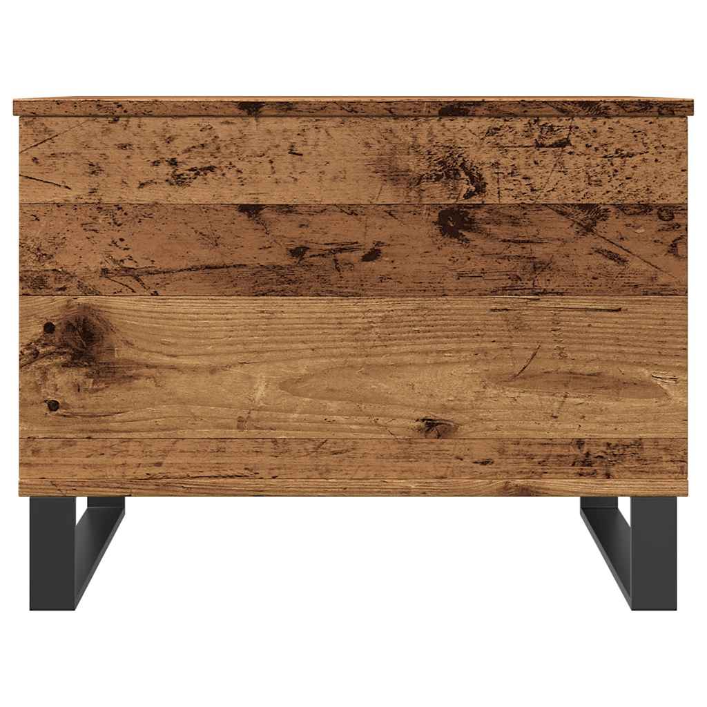 Coffee Table Old Wood 60x44.5x45 cm Engineered Wood
