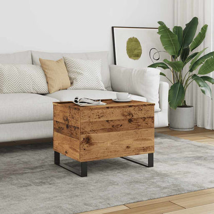 Coffee Table Old Wood 60x44.5x45 cm Engineered Wood
