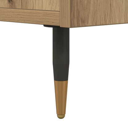 Highboard Artisian Oak 60x36x110 cm Engineered Wood