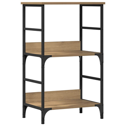 Book Cabinet Artisan Oak 50x33x82 cm Engineered Wood