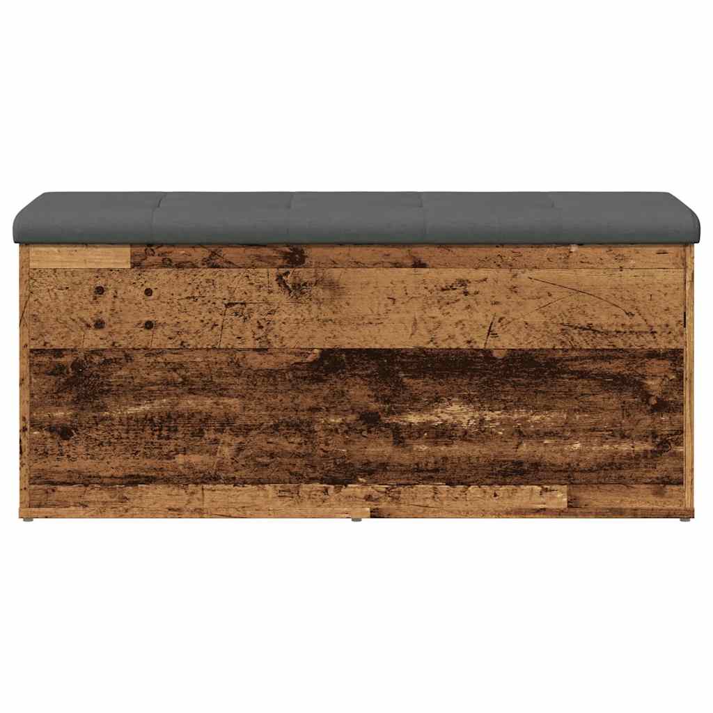 Storage Bench Old Wood 102x42x45 cm Engineered Wood