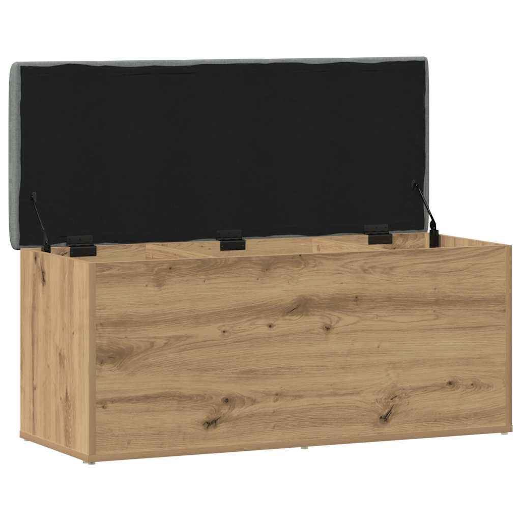 Storage Bench Artisan Oak 102x42x45 cm Engineered Wood
