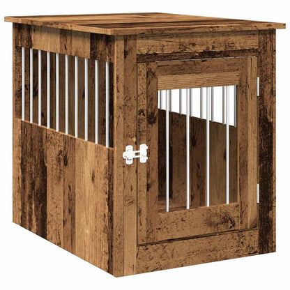 Dog Crate Furniture Old Wood 55x75x65 cm Engineered Wood