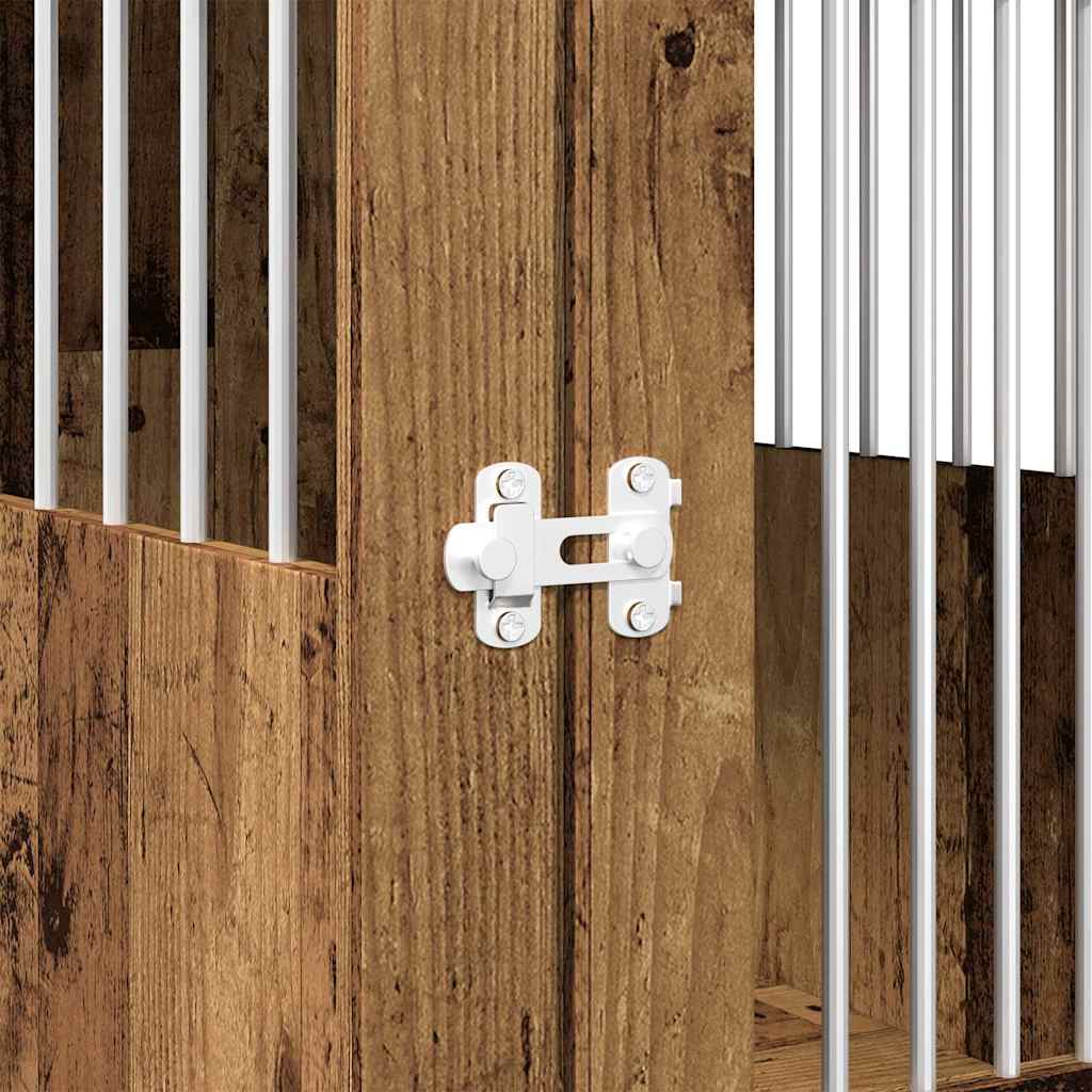 Dog Crate Furniture Old Wood 55x75x65 cm Engineered Wood