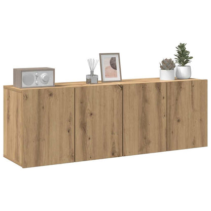 TV Cabinets Wall-mounted 2 pcs Artisian Oak 60x30x41 cm