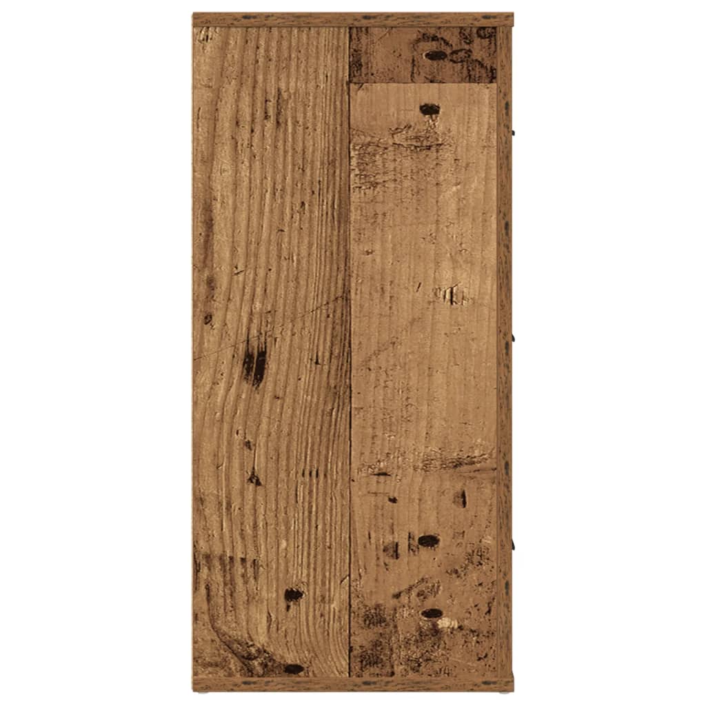 Sideboard Old Wood 80x33x70 cm Engineered Wood