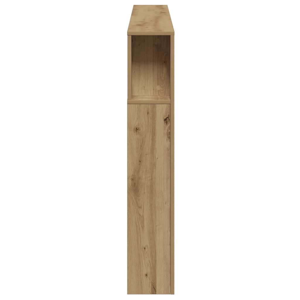 LED Headboard Artisan Oak 200x18,5x103,5 cm Engineered Wood