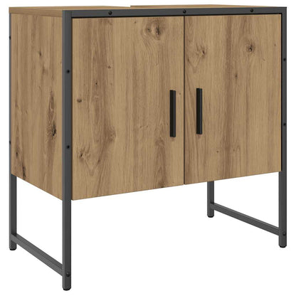 Bathroom Sink Cabinet Artisan Oak 60x33x60 cm Engineered Wood