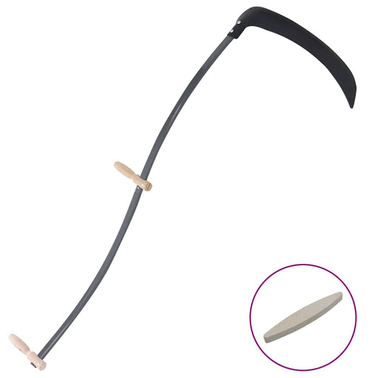 Scythe Black, Brown Steel, Wood 57.1 in Durable Scythe