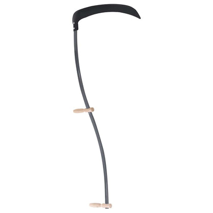 Scythe Black, Brown Steel, Wood 57.1 in Durable Scythe
