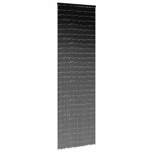 Insect Door Curtain for Campervan Dark Grey 56x185 cm Bamboo
