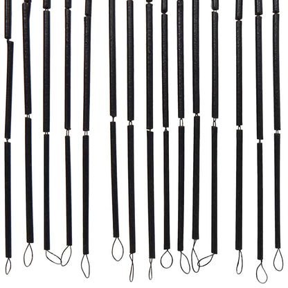 Insect Door Curtain Dark Grey 56x185 cm Bamboo