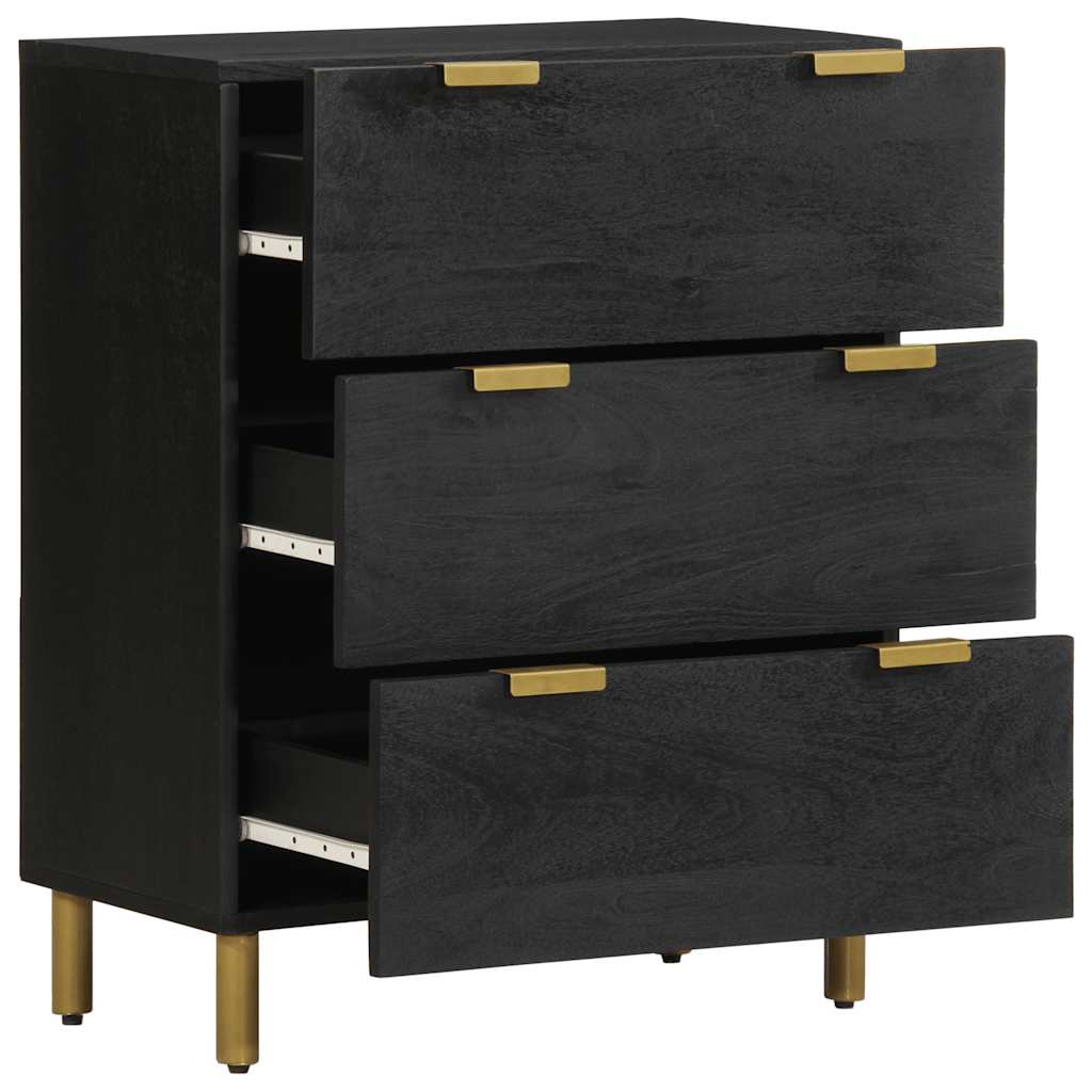 Sideboard Black 60x33x75 cm Engineered Wood