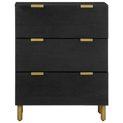 Sideboard Black 60x33x75 cm Engineered Wood