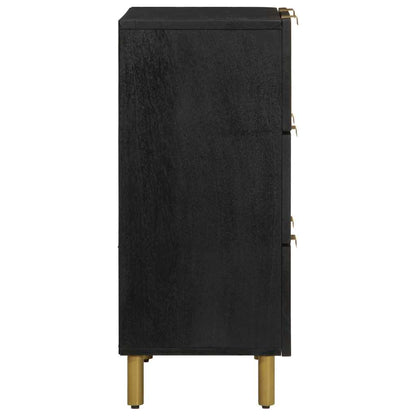 Sideboard Black 60x33x75 cm Engineered Wood
