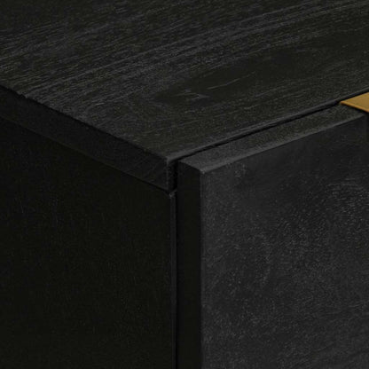 Sideboard Black 60x33x75 cm Engineered Wood