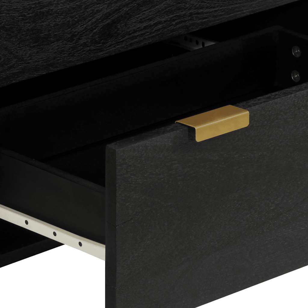 Sideboard Black 60x33x75 cm Engineered Wood