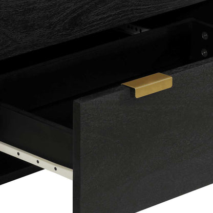 Sideboard Black 60x33x75 cm Engineered Wood