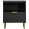 Bedside Cabinet Black 40x33x46 cm Engineered Wood
