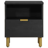 Bedside Cabinet Black 40x33x46 cm Engineered Wood