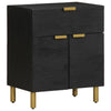 Bedside Cabinet Black 50x33x60 cm Engineered Wood