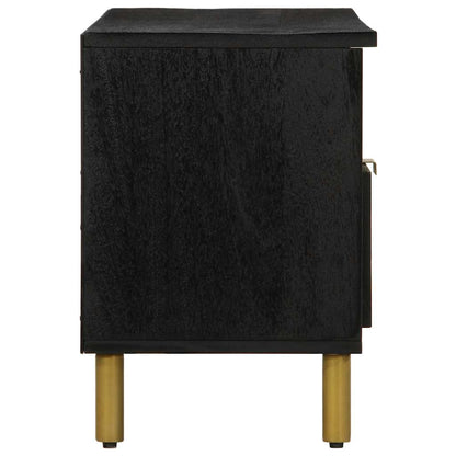 TV Cabinet Black 100x33x46 cm Engineered Wood