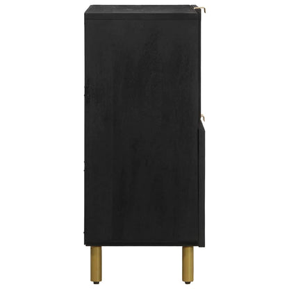 Sideboard Black 80x33x75 cm Engineered Wood