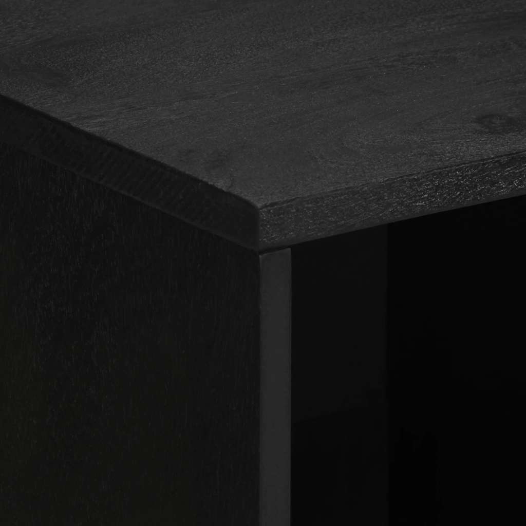 Sideboard Black 80x33x75 cm Engineered Wood