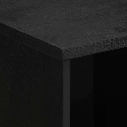 Sideboard Black 80x33x75 cm Engineered Wood