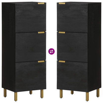 Highboard Black 40x33x110 cm Engineered Wood