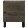 Bedside Cabinet Black 40x33x46 cm Solid Wood Mango