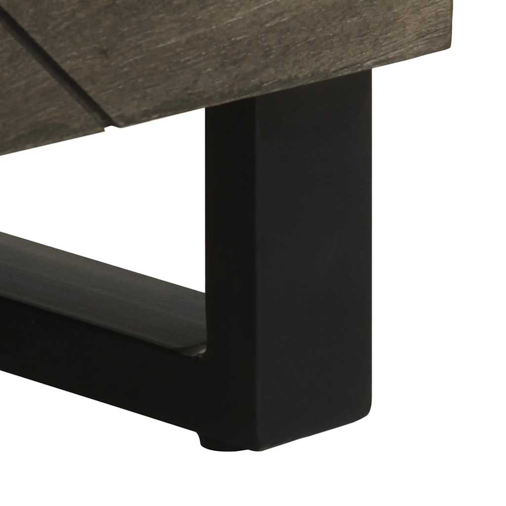Sideboard Black 60x33x75 cm Solid Wood Mango