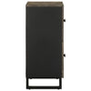 Sideboard Black 60x33x75 cm Solid Wood Mango