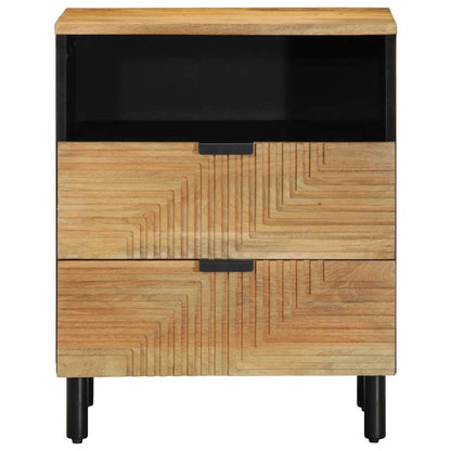 Bedside Cabinet Brown 50x33x62 cm Solid Wood Mango