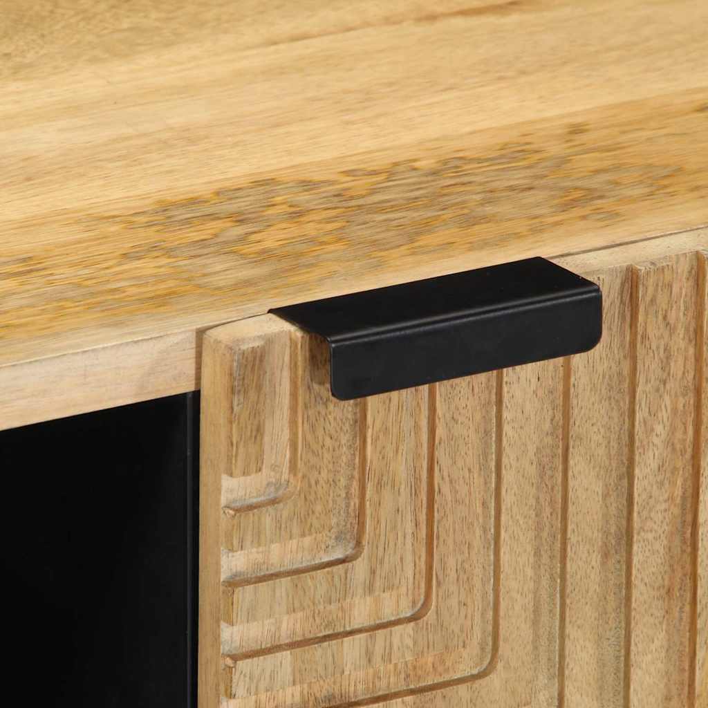 TV Cabinet Brown 80x31.5x46 cm Solid Wood Mango