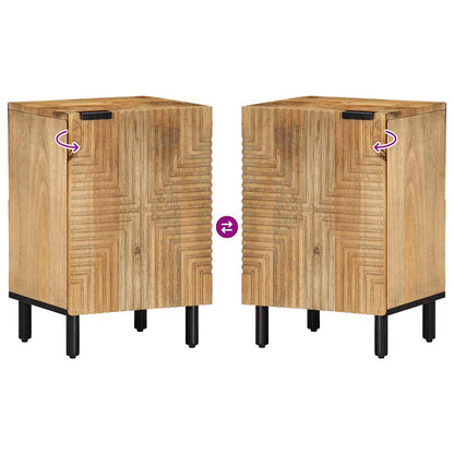 Bathroom Cabinet Brown 38x33.5x58 cm Solid Wood Mango
