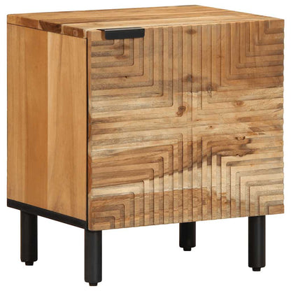 Bedside Cabinet 40x33x46 cm Solid Wood Acacia