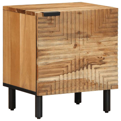 Bedside Cabinet 40x33x46 cm Solid Wood Acacia