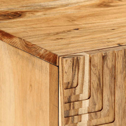 TV Cabinet 105x33x46 cm Solid Wood Acacia